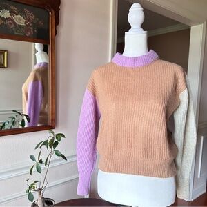 Cropped Mohair knitted sweater size xxs or xs